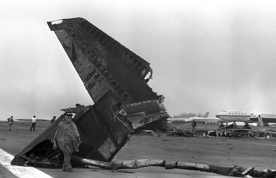 Imagen de archivo del accidente de Los Rodeos en Tenerife.