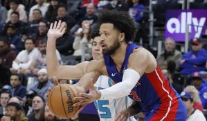 Cade Cunningham con triple-doble lleva a Pistons a victoria 112-102 sobre Hornets