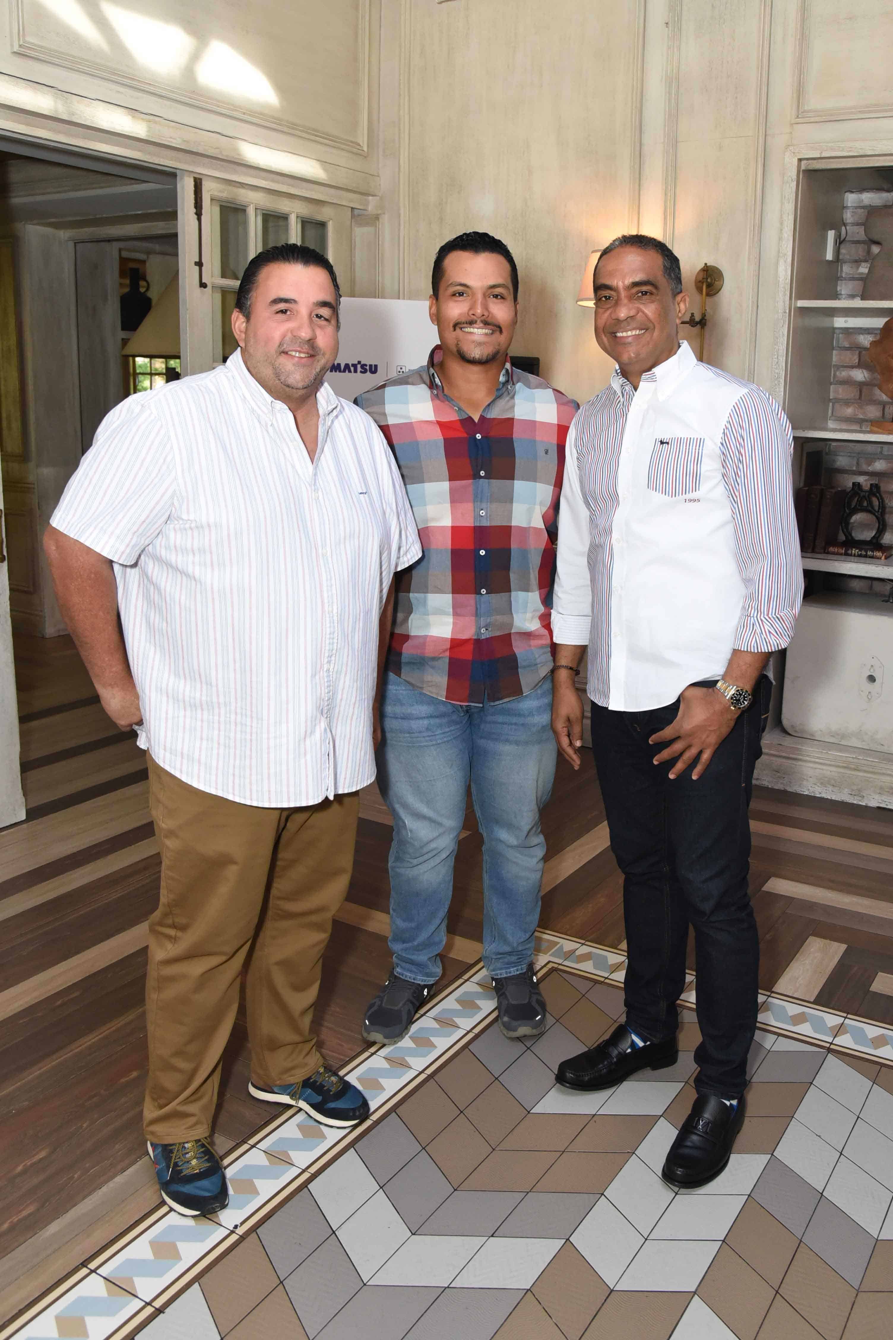 José López, Emmanuel Pérez y Nery Méndez.