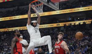 Anthony Davis se pierde segundo partido con los Mavericks por lesión en la ingle