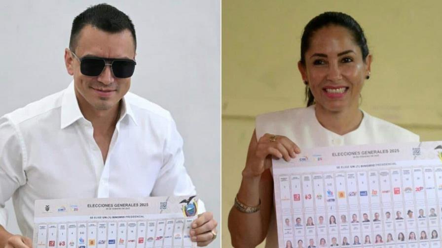 Sorpresa y empate técnico entre Daniel Noboa y Luisa González en las presidenciales de Ecuador