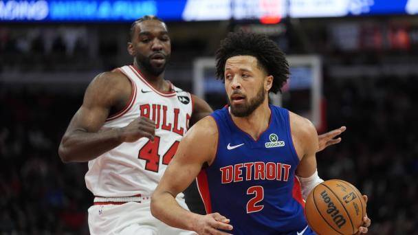 Pistons llegan con ventaja de 42 puntos al medio tiempo en victoria 132-92 sobre Bulls