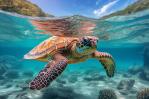 Las tortugas marinas aprenden a distinguir la firma magnética de los lugares con alimento