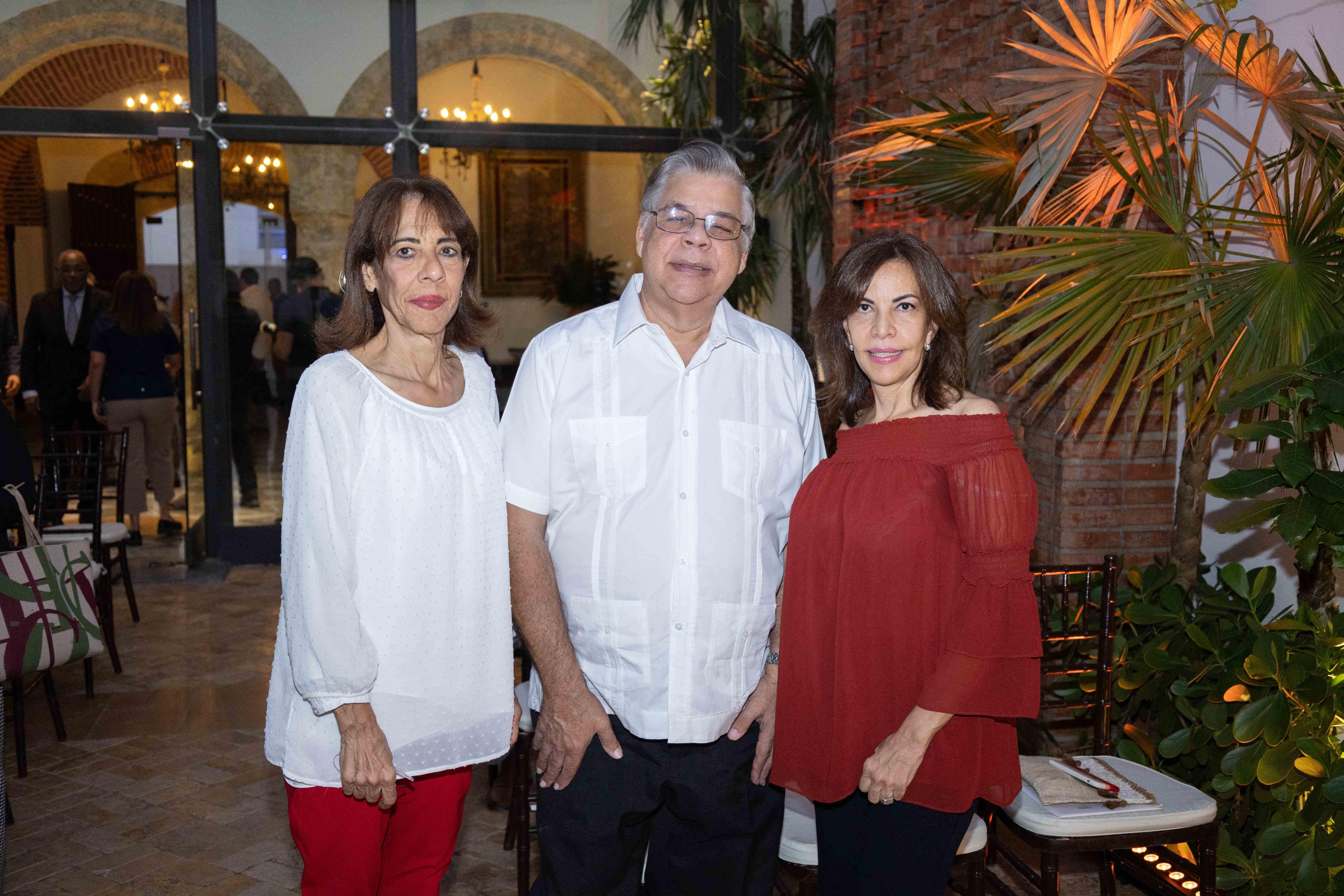 Matilde Cruz Pimentel, Adolph Gottschalk y Luisa Pimentel.