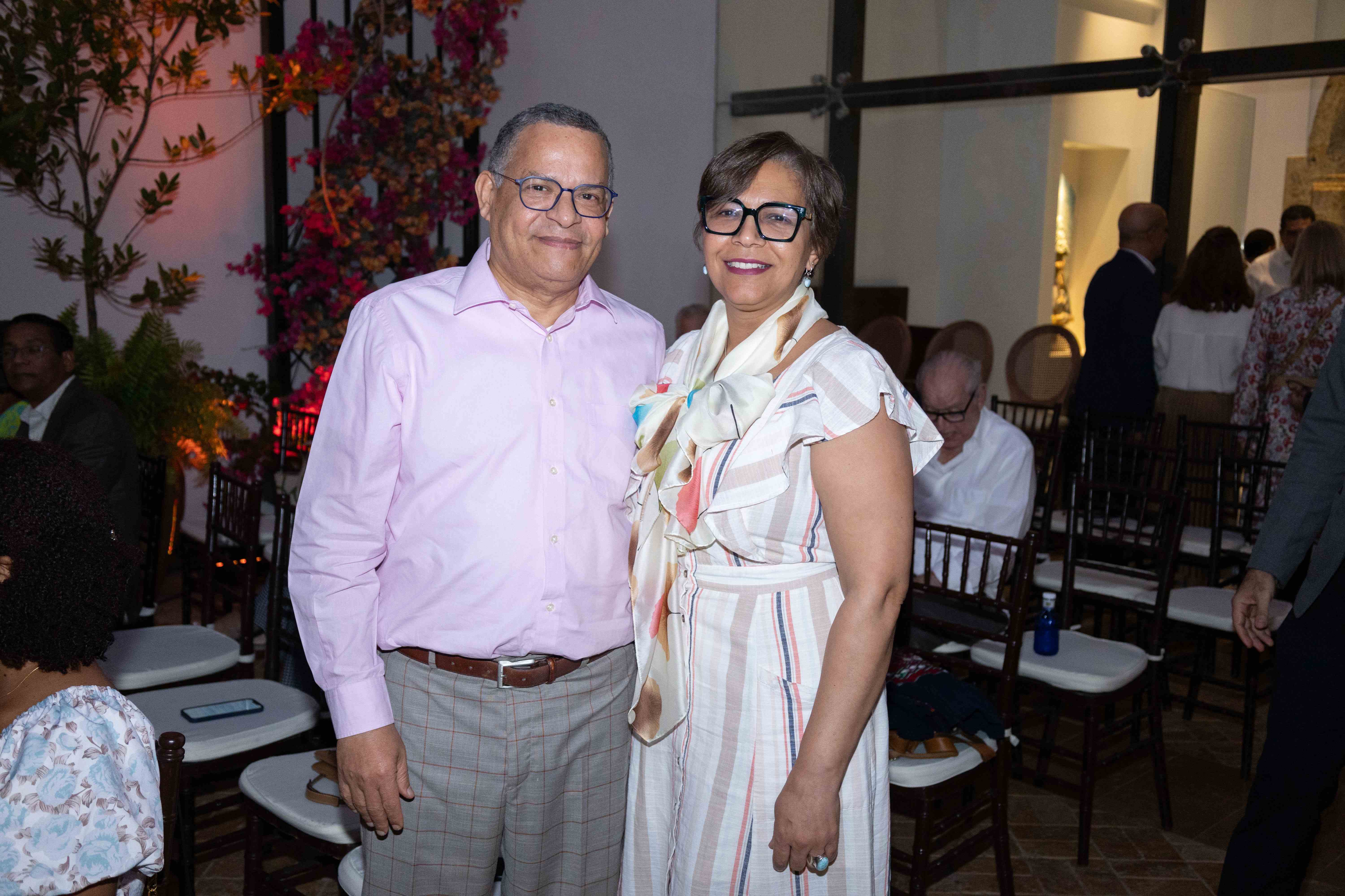 Fausto Rosario Adames y Scarlet Polanco.<br>