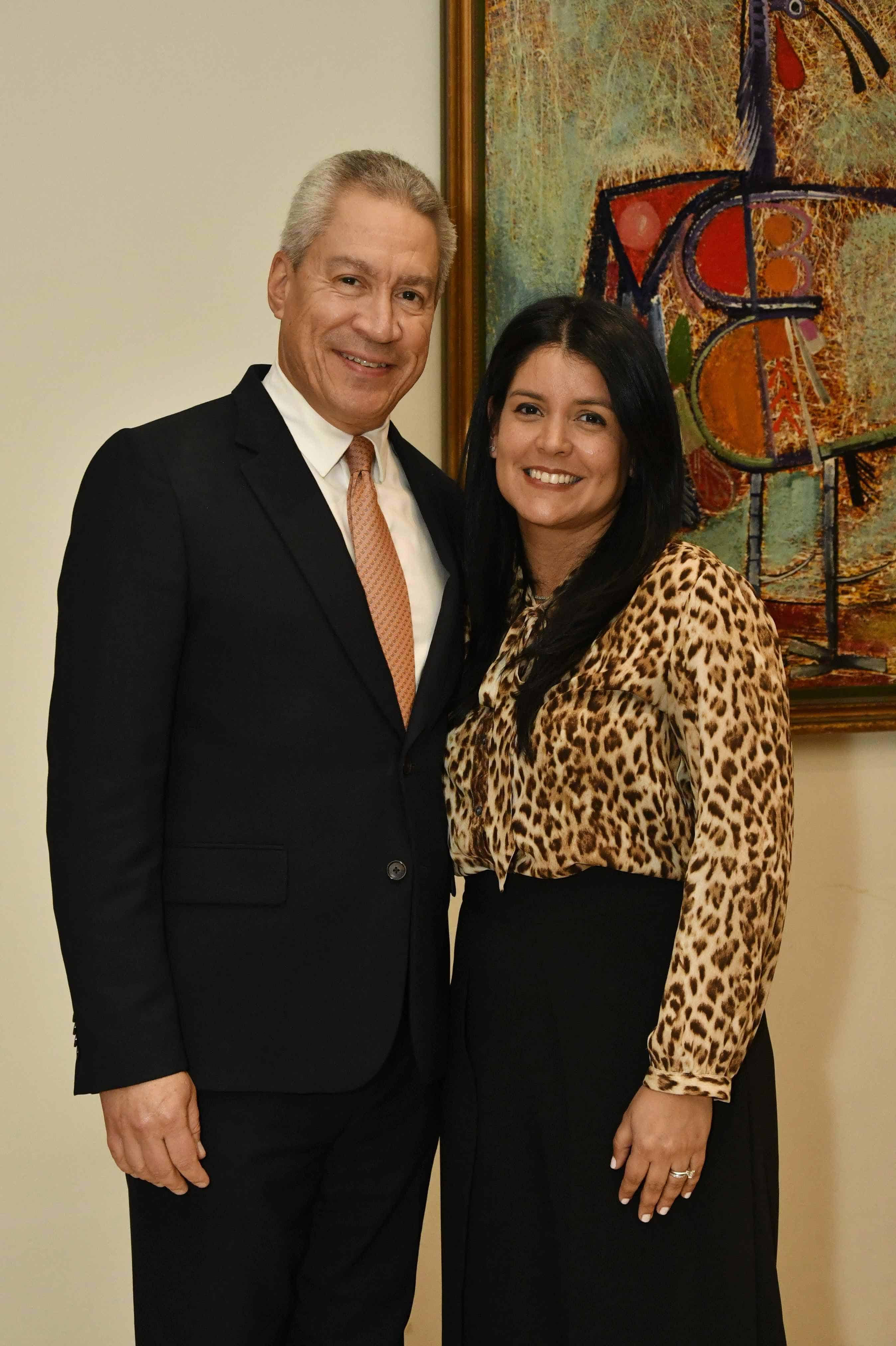 Leonel Melo y Rebeca García.