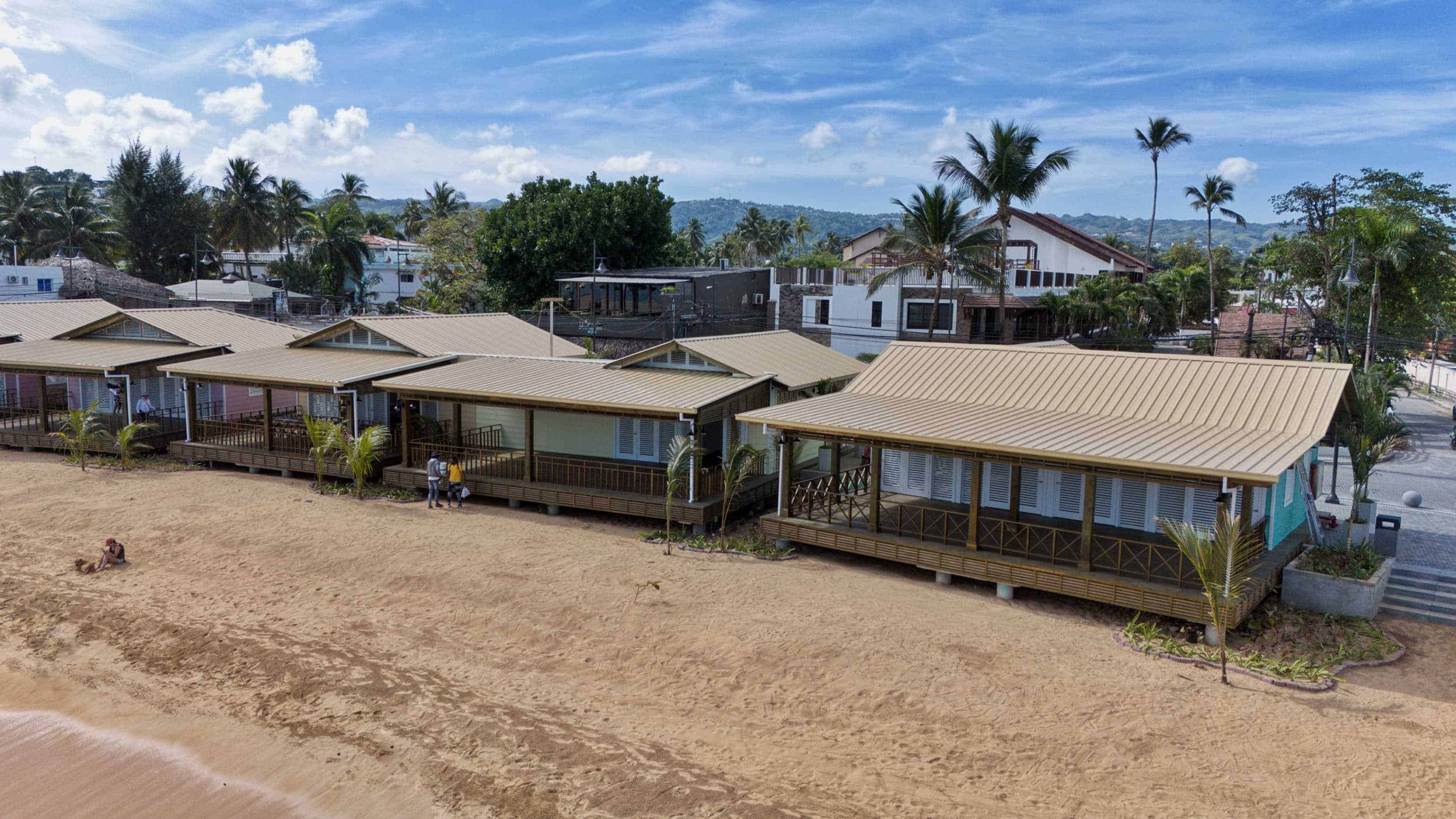 El remodelado Pueblo de Pescadores en Las Terrenas. 