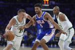 Payton Pritchard y Jayson Tatum guían a Celtics hacia victoria de 124-104 sobre 76ers