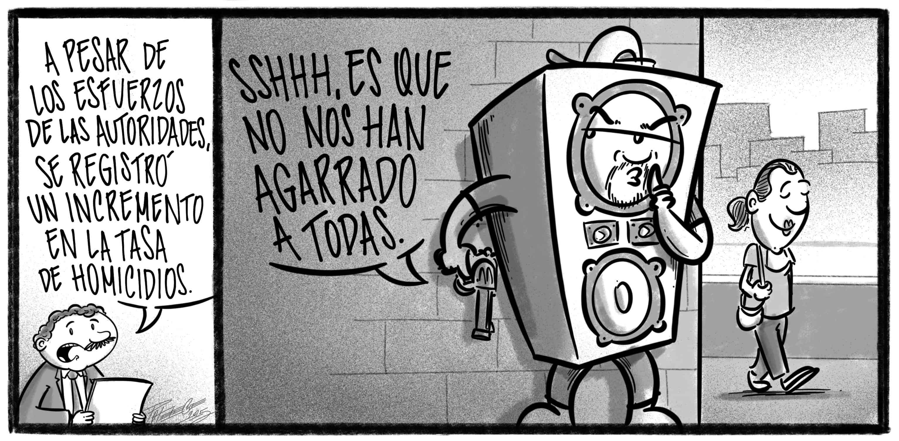 Caricatura de Noticiero Poteleche 25 febrero 2025