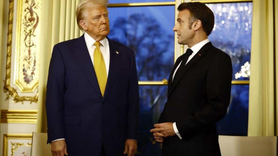 Macron sobre su primer encuentro con Trump: Fue muy bien, muy amistoso