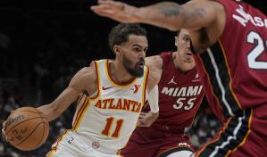 Hawks permiten la menor cantidad de puntos en cuatro años en triunfo 98-86 ante el Heat