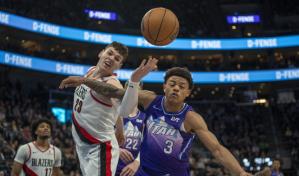 Trail Blazers doblegan al Jazz para iniciar una serie de 7 juegos fuera de casa