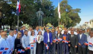 Autoridades civiles y militares de Santiago conmemoran 181 aniversario de la Independencia Nacional
