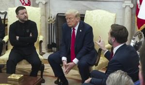 Trump dice que Zelenski faltó el respeto a EE. UU. en el preciado despacho oval