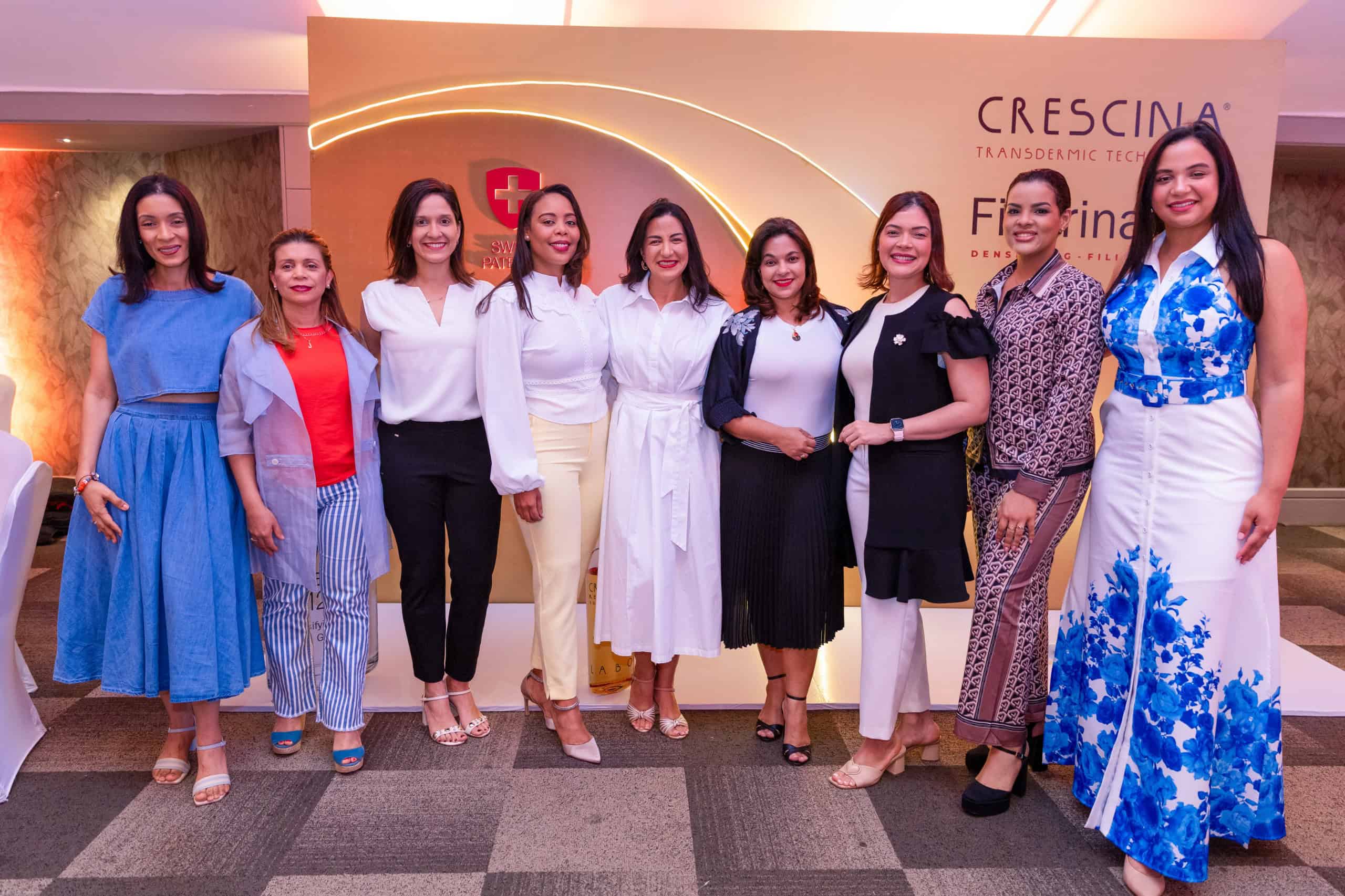 Sachenka Francés, Juana Polanco, Delza Canto, Indira Olivero, Jeyce Reynoso, Marisa Volquez, Dayhana Santiago, Esmely Almanzar y Rosario Castaños.