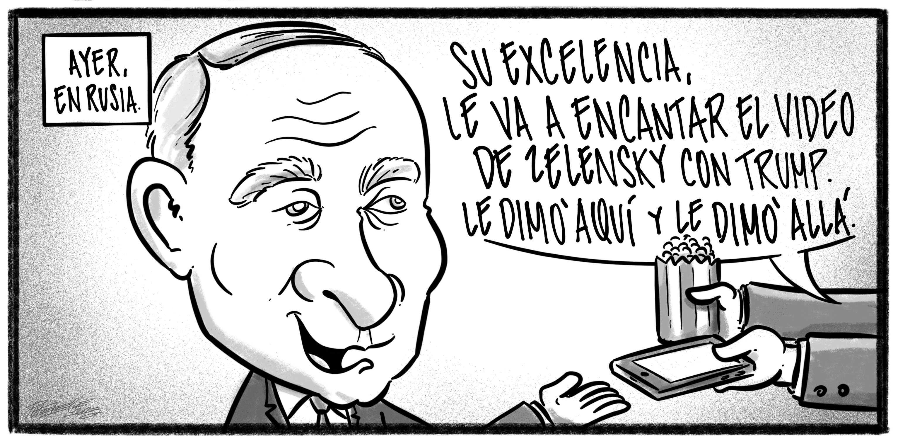 Caricatura de Noticiero Poteleche 01 marzo 2025 Caricatura de Noticiero Poteleche 01 marzo 2025