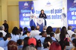 Raquel Peña inaugura escuela en Hato del Yaque y destaca el compromiso del Gobierno con la educación