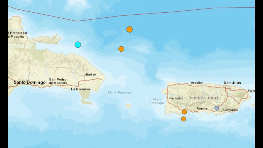 Nuevo sismo al este de Miches de 4.5 tras el temblor de la semana pasada