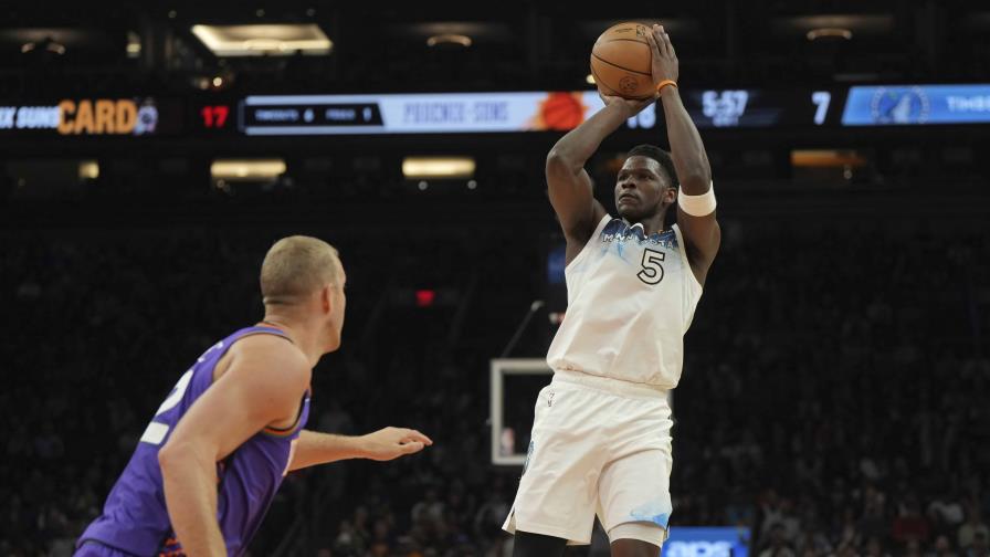 Edwards encesta  44 puntos y Timberwolves superan a  Suns