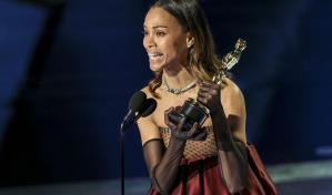 Figuras dominicanas felicitan a Zoé Saldaña por ganar un Óscar por Emilia Pérez