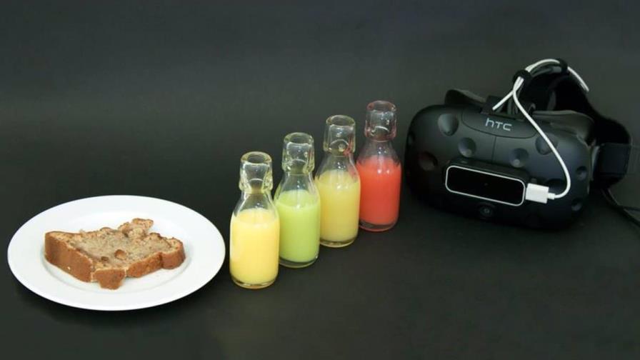 La realidad virtual se extiende al sentido del gusto