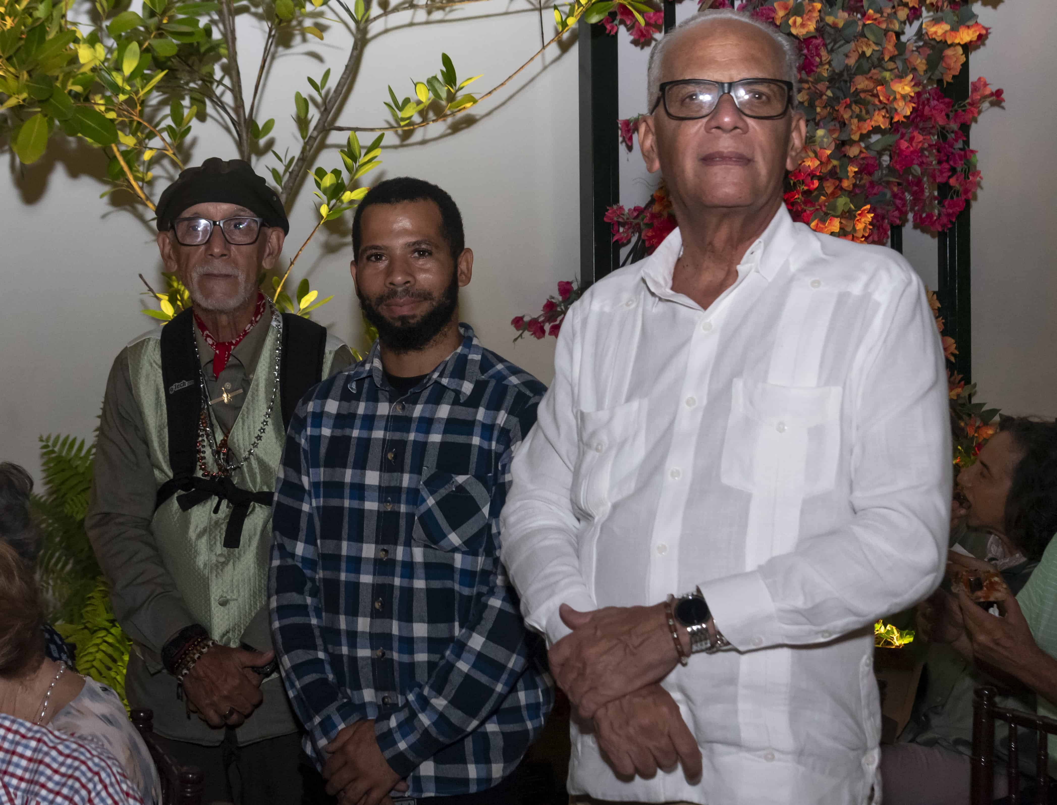 Junior McCabe, N&eacute;rcido Beltr&eacute; y Tob&iacute;as Genao.