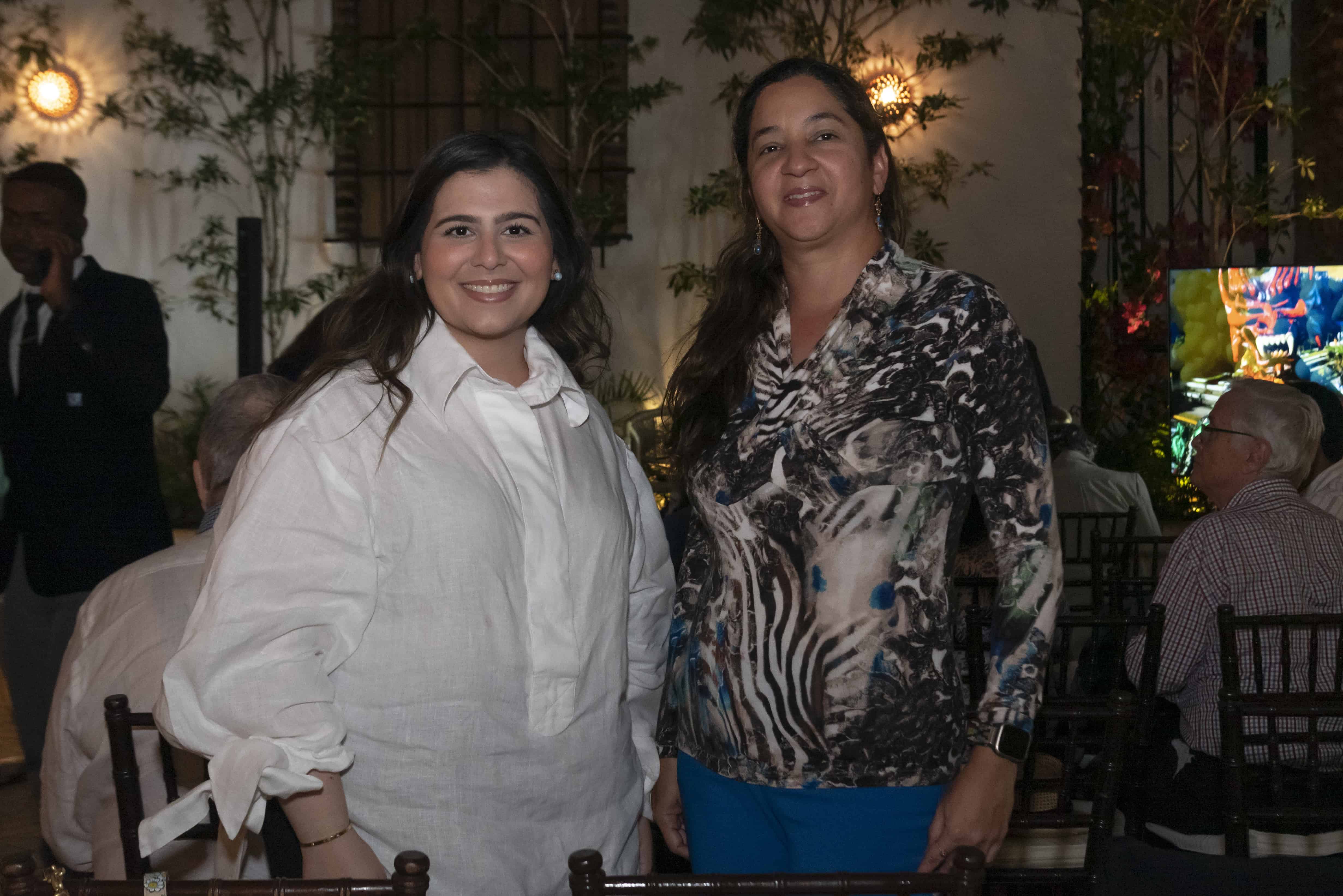 Miguelina Feris y Caryn Aybar.<br>