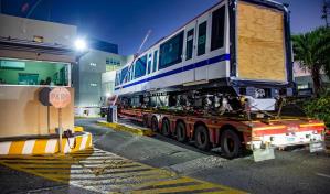 Llegan nuevos vagones para ampliar el servicio del Metro de Santo Domingo