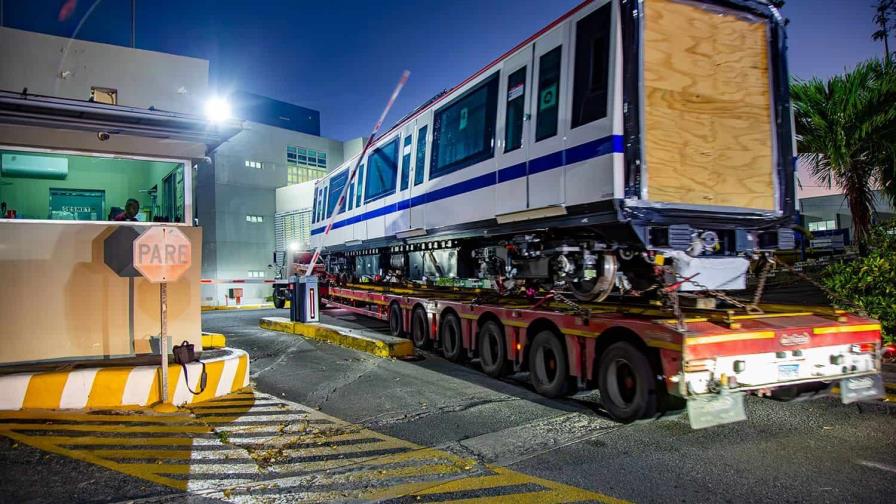 Llegan nuevos vagones para ampliar el servicio del Metro de Santo Domingo