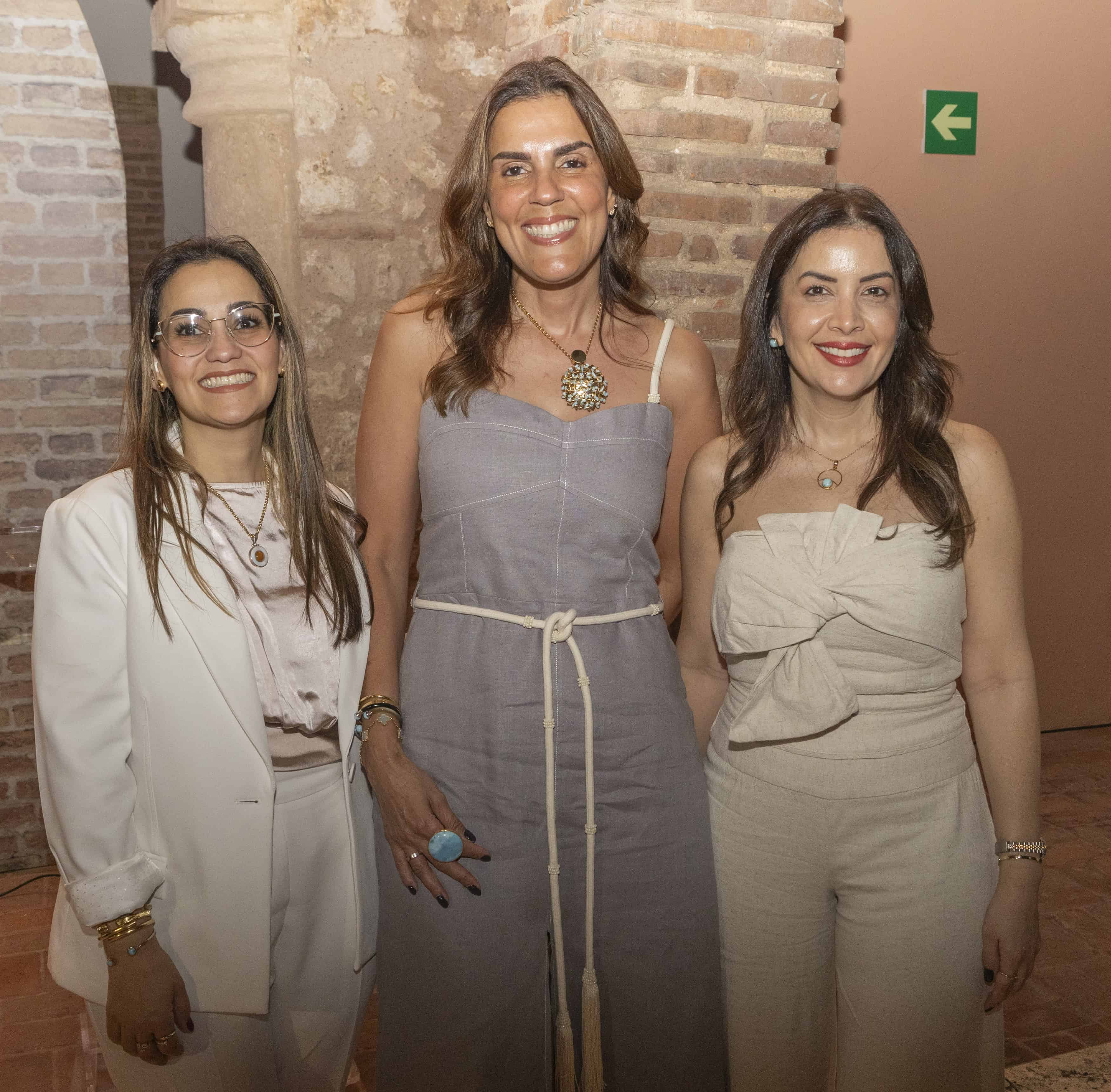 Georgina Polanco, Carolina Polanco y Mónica Mieses.