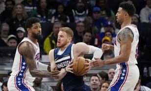 Reid anota 23 y Wolves se despegan en el cuarto para vencer a 76ers