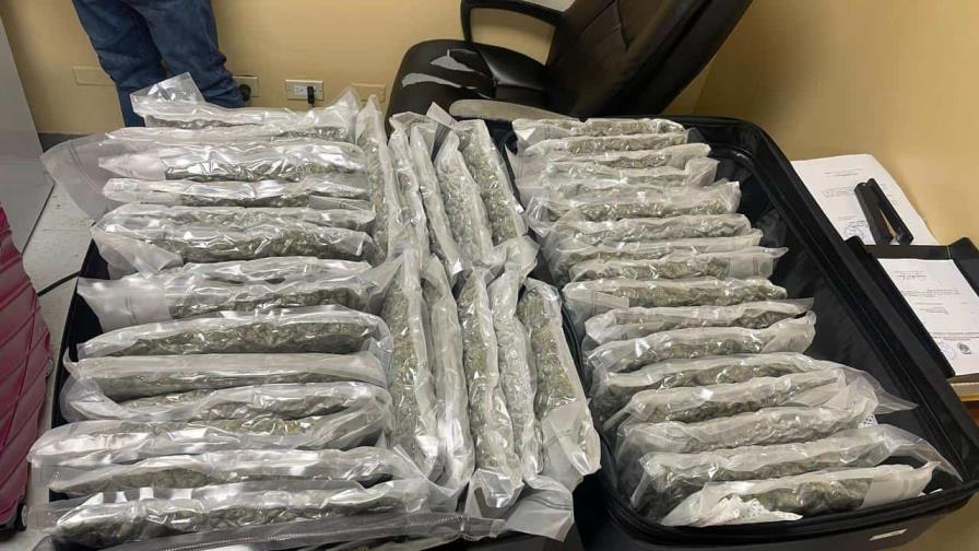 Detenidos siete canadienses con 509 paquetes de marihuana al llegar al aeropuerto de La Romana