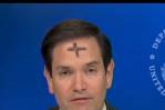 Marco Rubio y su declaración de fe con la cruz de ceniza en la frente