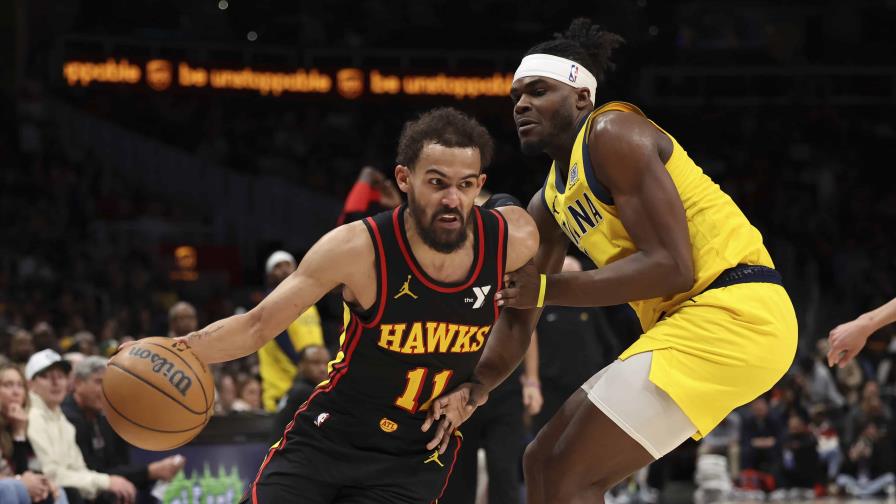 Trae Young suma 22 puntos y 16 asistencias en victoria de Hawks 124-118 sobre Pacers