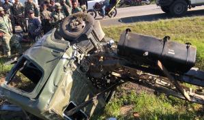 Varios militares del Ejército fallecidos y otros heridos en accidente de tránsito en Piedra Blanca