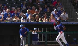 Leody Taveras pega su tercer jonrón de la primavera; Soto se va de 3-3; Tamárez gana