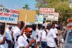 Comerciantes haitianos protestan por el aumento en tarifas aduaneras en Juana Méndez en Dajabón Comerciantes haitianos protestan por el aumento en tarifas aduaneras en Juana Méndez en Dajabón