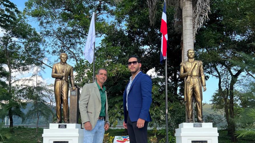 Bonao rinde homenaje a Sánchez y Mella con monumentales esculturas