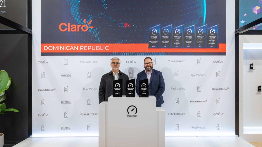 Claro Dominicana recibe premios SpeedTest a la mejor red fija y mejor red móvil