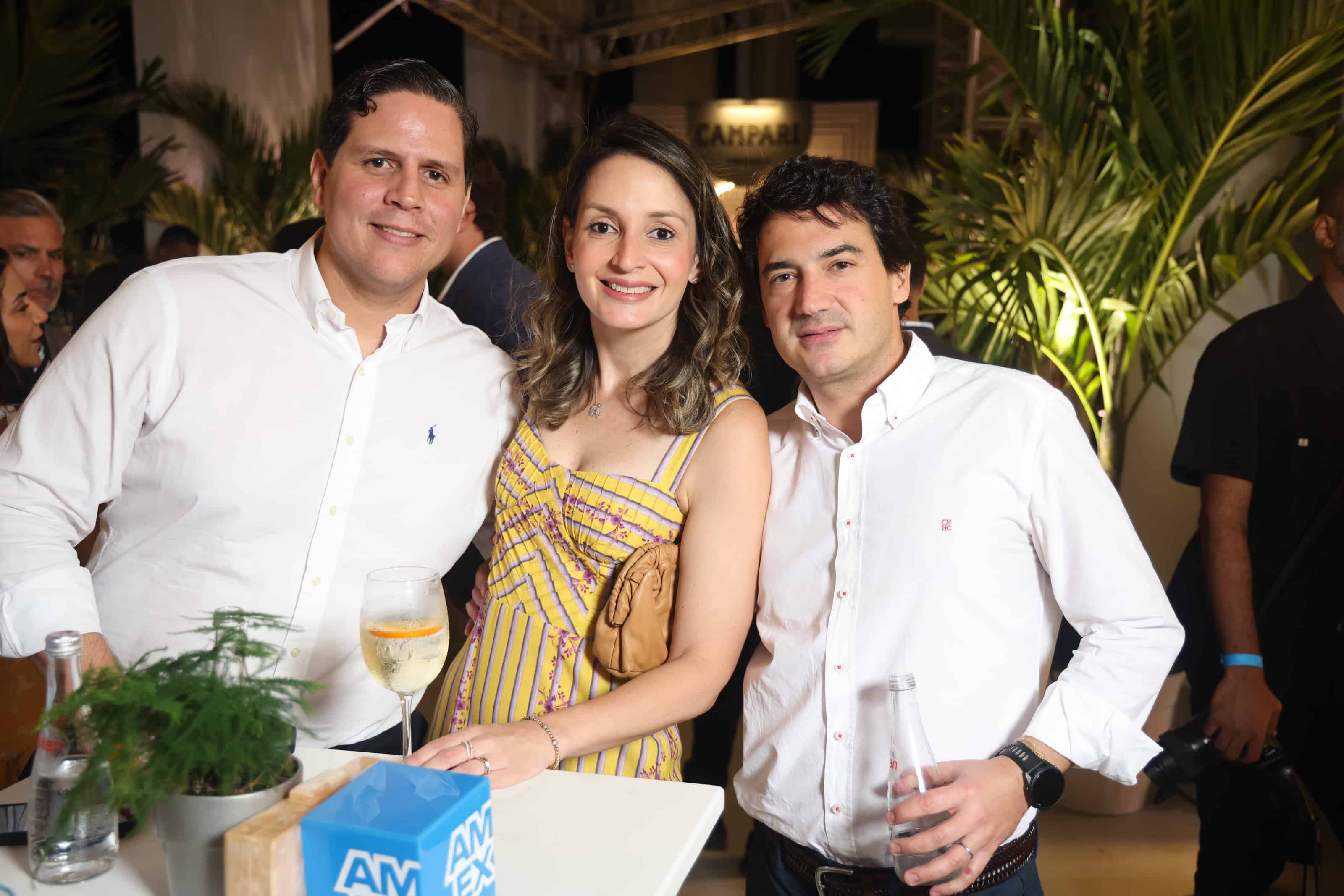 Pedro Duboqc, Rosa Espaillat y Santiago Navío.