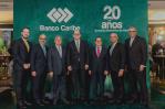 Banco Caribe incorpora a la Ciudad Corazón en la celebración de su 20 aniversario Banco Caribe incorpora a la Ciudad Corazón en la celebración de su 20 aniversario