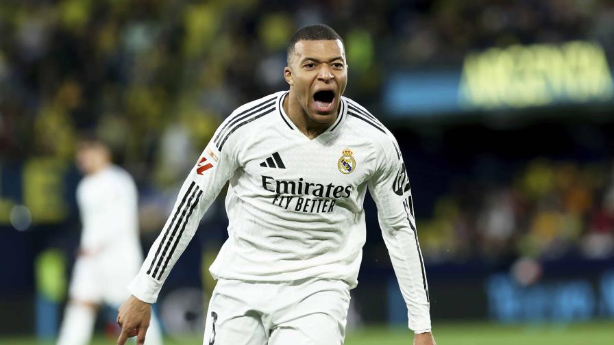 Con doblete de Mbappé, Real Madrid remonta para vencer al Villarreal