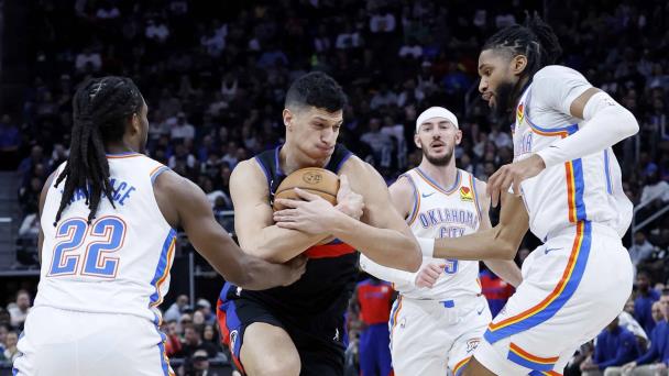 Shai Gilgeous-Alexander anota 48 puntos y Thunder supera a Pistons