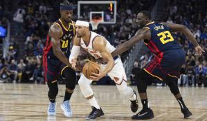 Curry anota 28 y Kerr se convierte en líder de victorias de Warriors en triunfo sobre Knicks