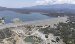 Olmedo Caba asegura calidad del suelo en la presa de Monte Grande