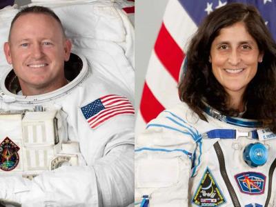 Odisea de dos astronautas y politizada por Trump termina