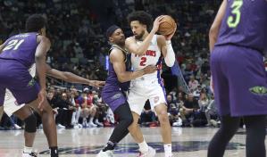 Cade Cunningham, con 24 puntos, ayuda a los Pistons a aplastar 127-81 a los Pelicans