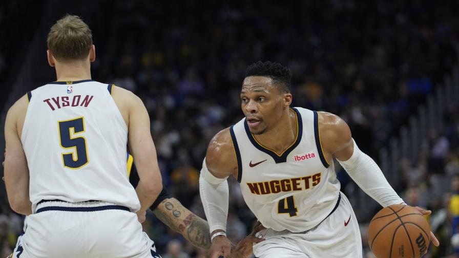 Gordon y Westbrook guían triunfo de unos diezmados Nuggets ante Warriors