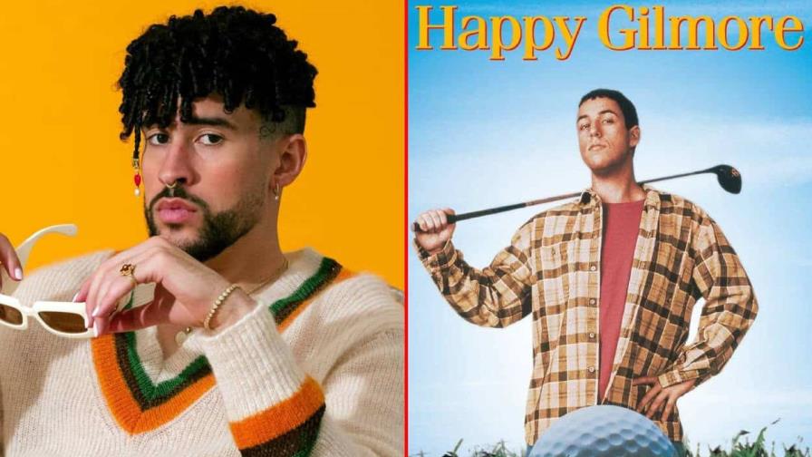 Bad Bunny coprotagoniza junto a Adam Sandler el regreso de Happy Gilmore