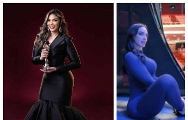 Hony Estrella enciende las redes con su rutina de calentamiento previo a los ensayos de los Soberano